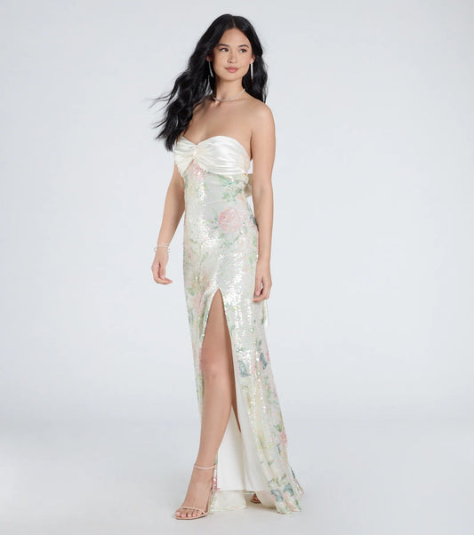 Ivory Bloom Maxi Dress