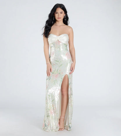 Ivory Bloom Maxi Dress