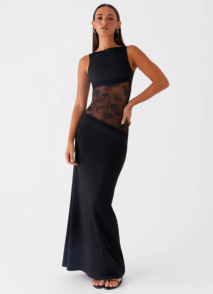 Elyra Sheer Maxi Dress