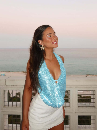 Sirena Sequin Top