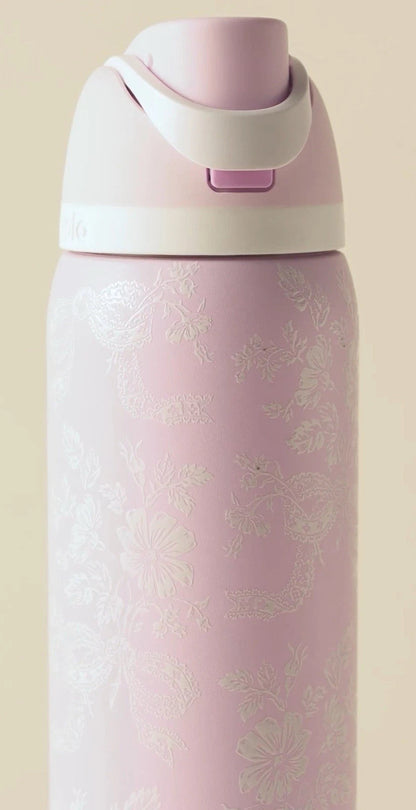 Owala Freesip 32oz Ribbon Toile Exclusive Water Bottle