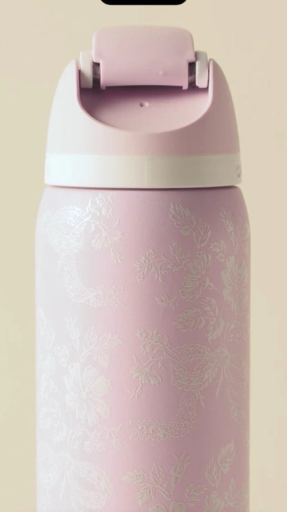 Owala Freesip 32oz Ribbon Toile Exclusive Water Bottle
