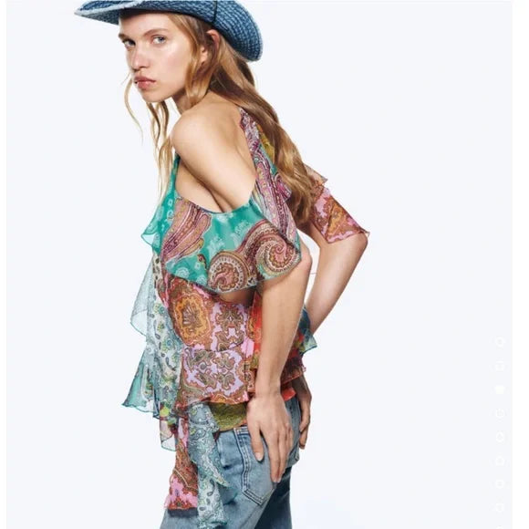 Isla Vintage Drape Top