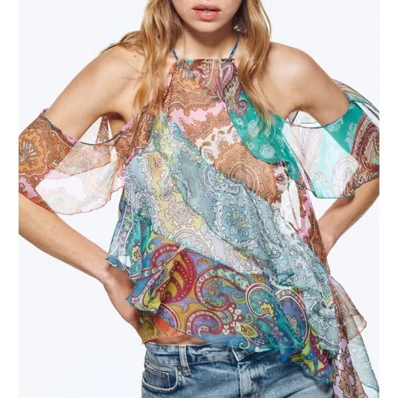 Isla Vintage Drape Top