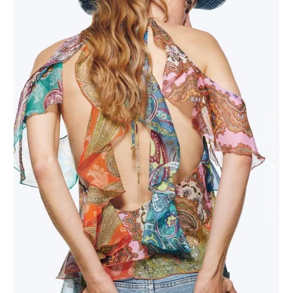 Isla Vintage Drape Top