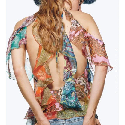 Isla Vintage Drape Top